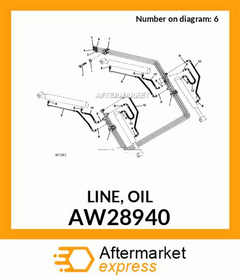 AW28940: Bucket Cylinder Oil Line 